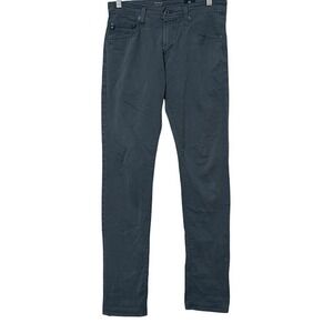 AG Adriano Goldschmied The Tellis Modern Slim Teal Blue Chino Pants Mens 29 x 34